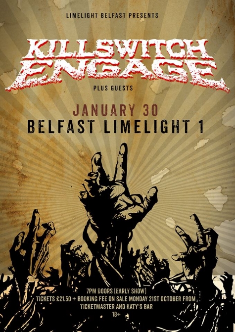 killswitchengagebelfast2014poster