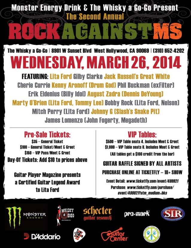 litafordrockagainstms2014