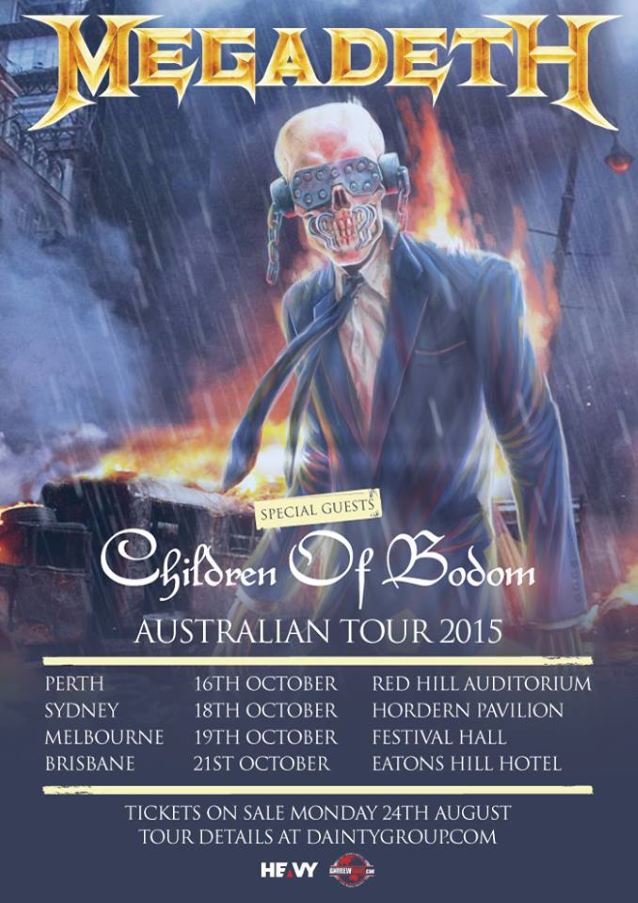 megadethaustralia2015tourposter