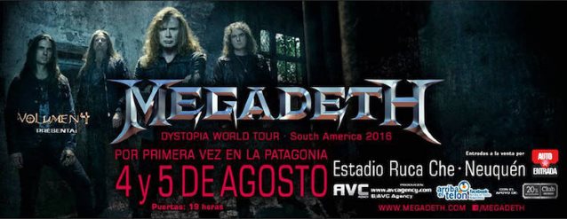 megadethneuquenposter2016