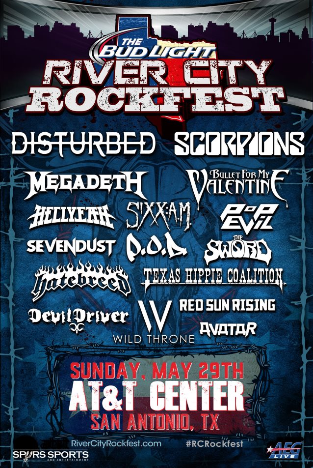 megadethrivercityrockfest2016poster