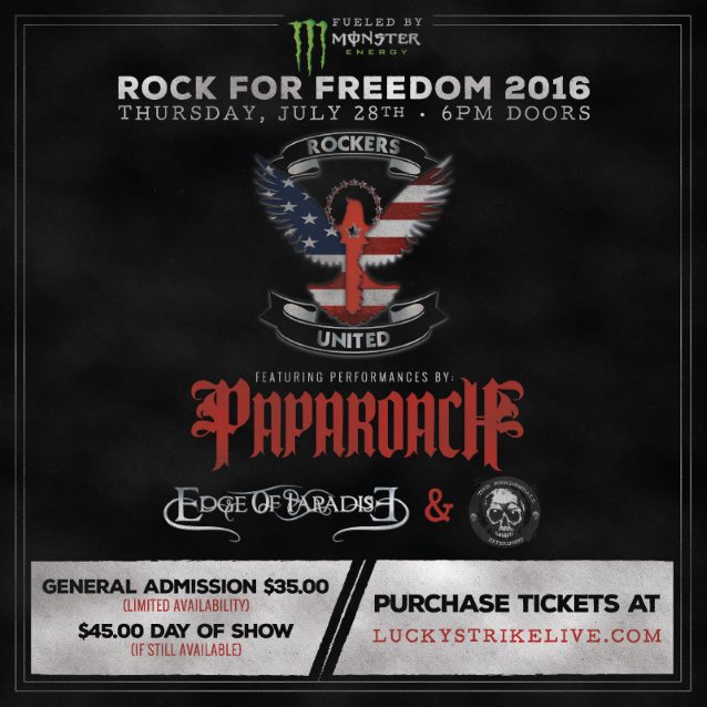 paparoachrockforfreedomposter