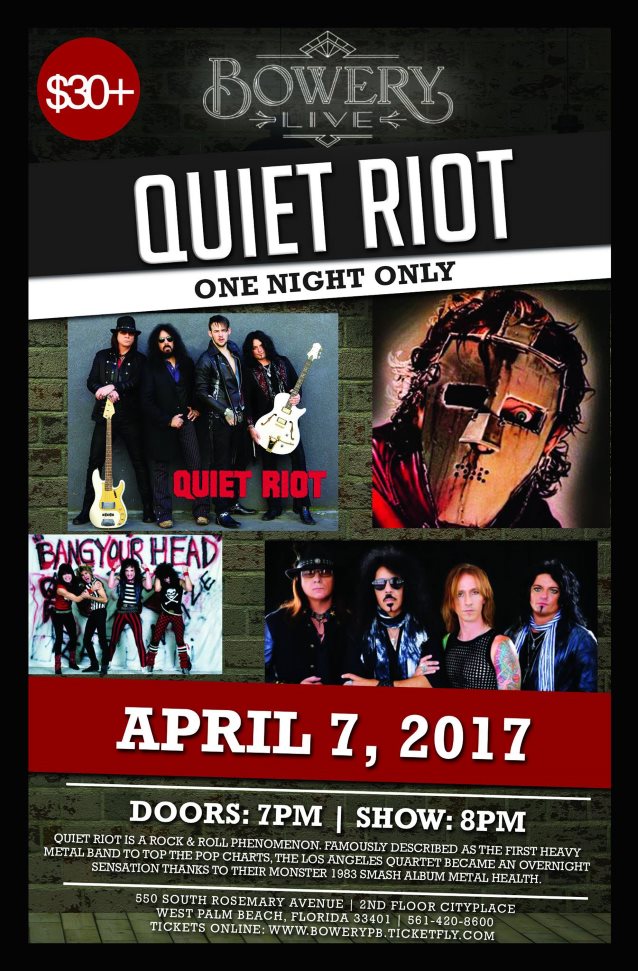 quietriotboweryfloridaapril2017poster