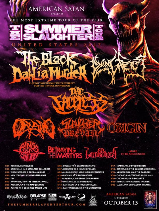 Summer Slaughter Tour Cincinnati Summer Slaughter Tour Cincinnati