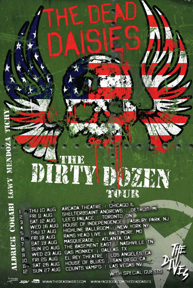 thedeaddaisies2017northamericatourposter