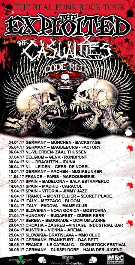 theexploitedcasualtieseurotour2017